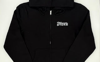 Minam Store Front, Badge Logo Back Full Zip Hoodie